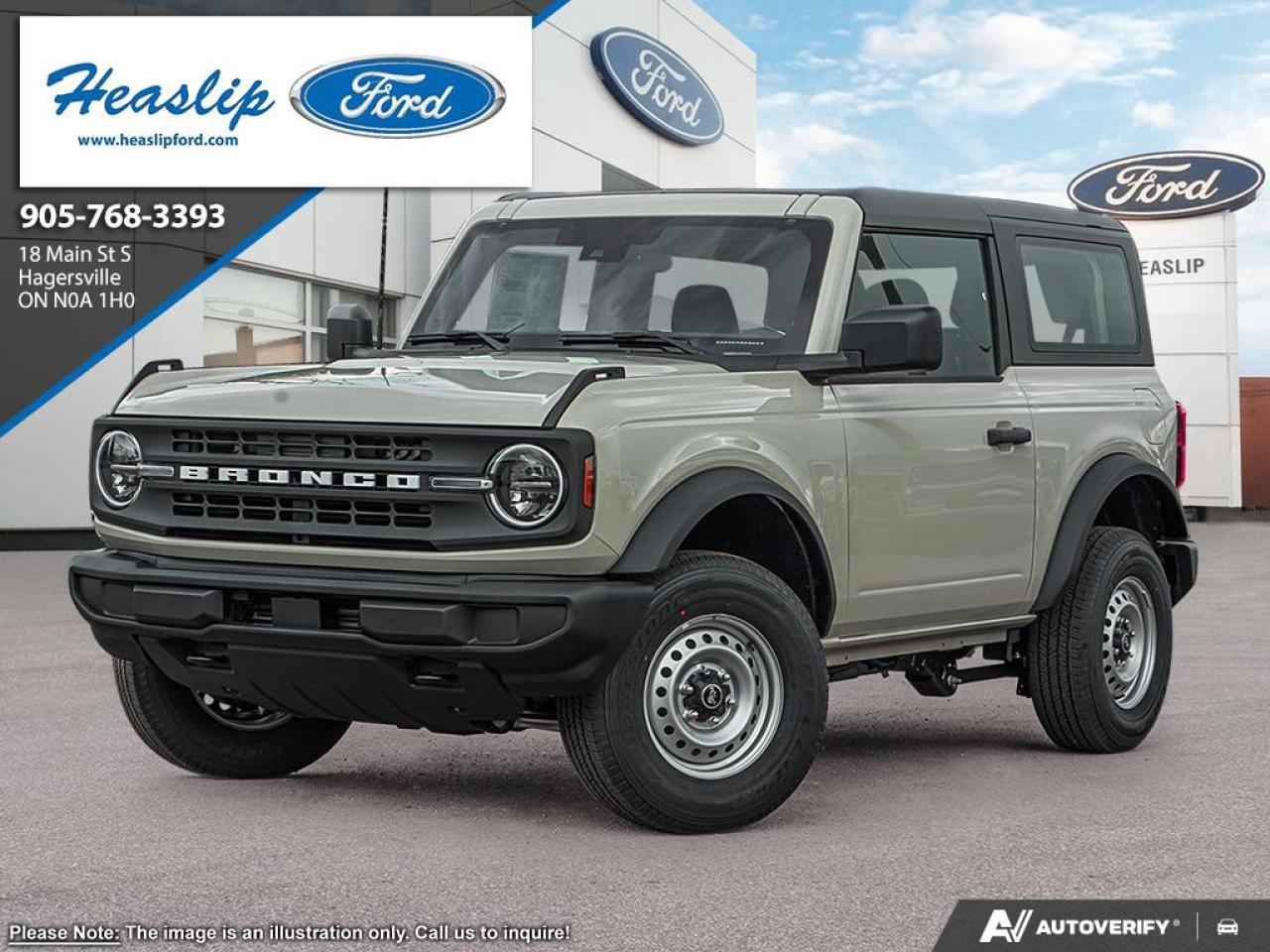 New 2025 Ford Bronco Base 2 DOOR for sale in Hagersville, ON