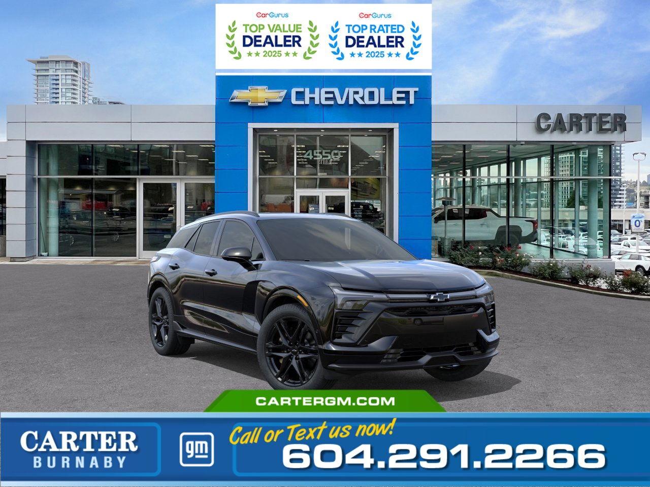 New 2026 Chevrolet Blazer EV AWD SS | PWR SUNROOF/PWR SEATS/AUTOSENSE LIFTGATE for sale in Burnaby, BC