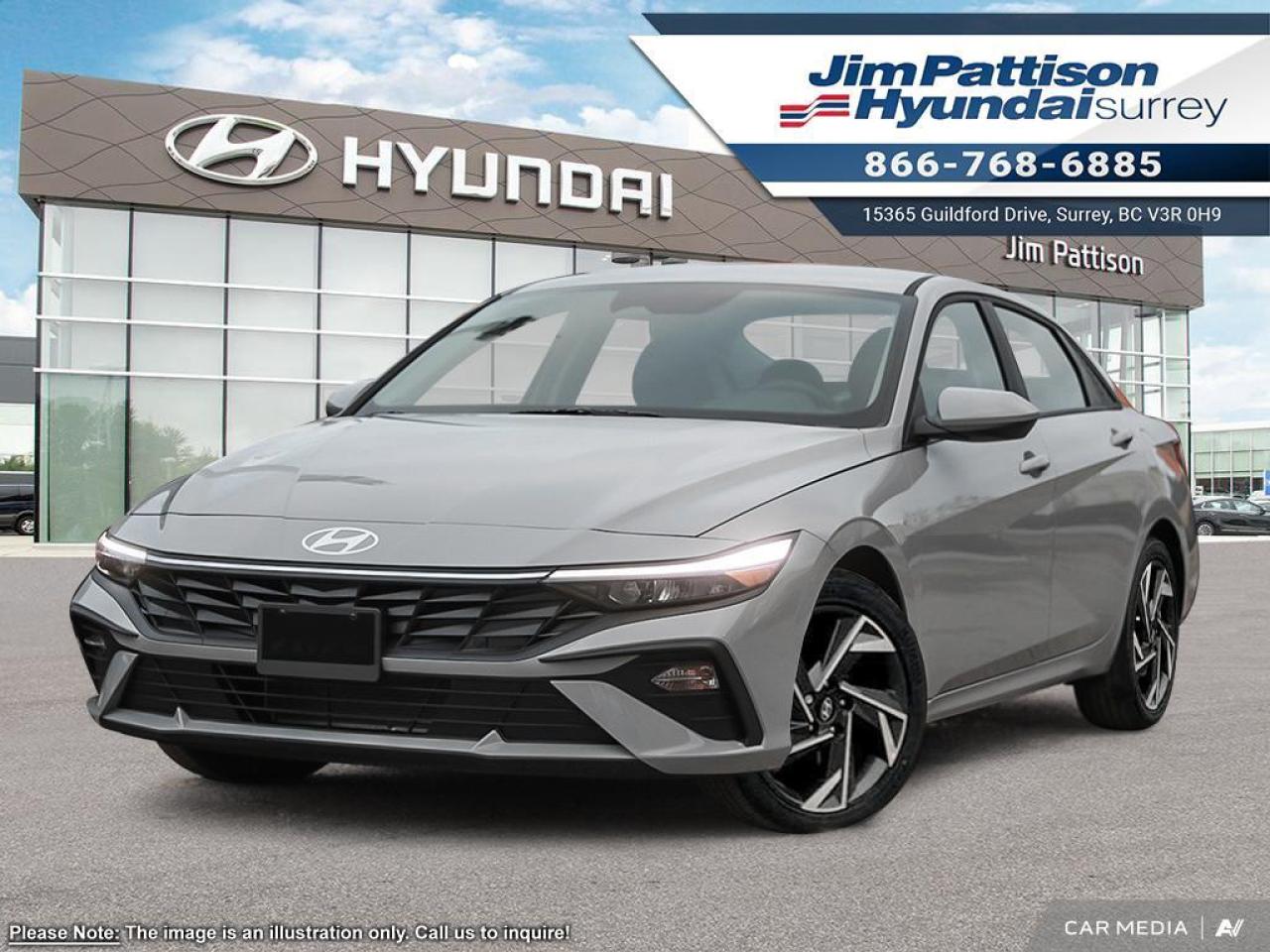 New 2025 Hyundai Elantra Preferred IVT w/Tech Pkg for sale in Surrey, BC