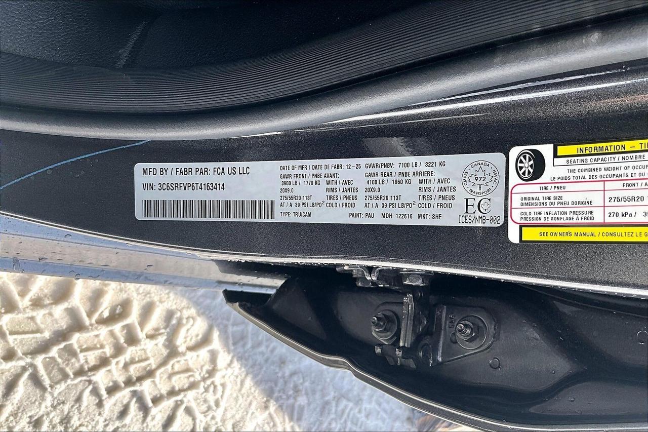 2026 RAM 1500 SPORT CREW | Pano Roof | 20" Wheels | 4x4 Photo