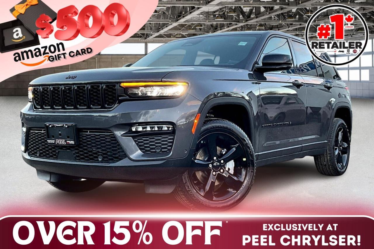 New 2025 Jeep Grand Cherokee LIMITED | Black App Pkg | Pano Roof | LuxTech 2 for sale in Mississauga, ON
