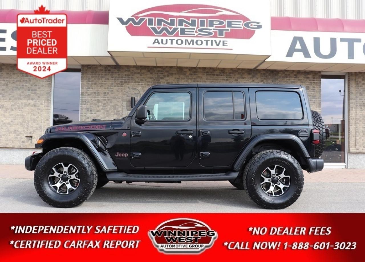Used 2021 Jeep Wrangler UNLIMITED RUBICON LEATHER, NAV & HTD SEATS/WHEEL!! for sale in Headingley, MB