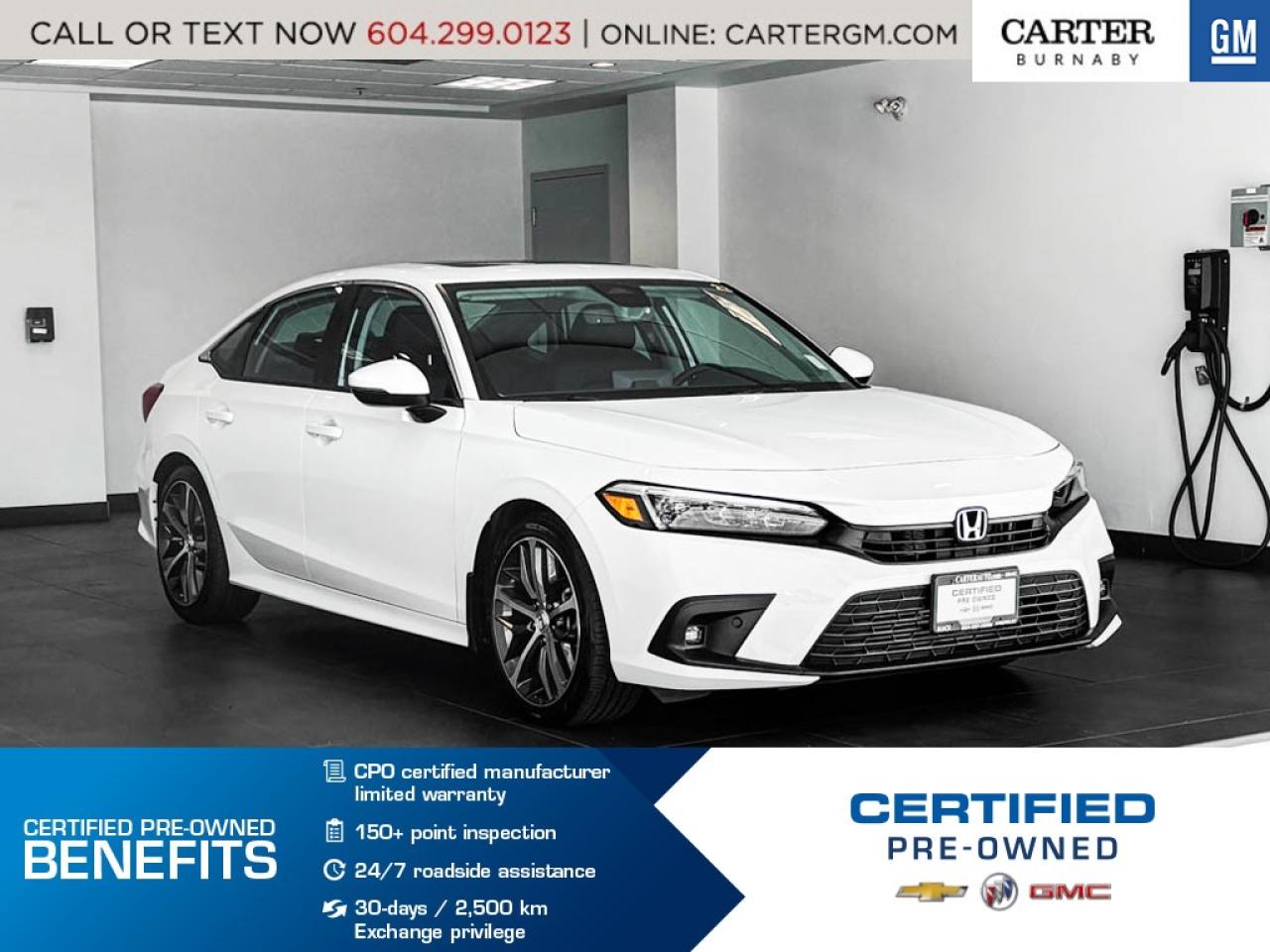 Used 2023 Honda Civic Sedan TOURING FWD | PWR SEATS/LEATHER & HEATED STEERING for sale in Burnaby, BC