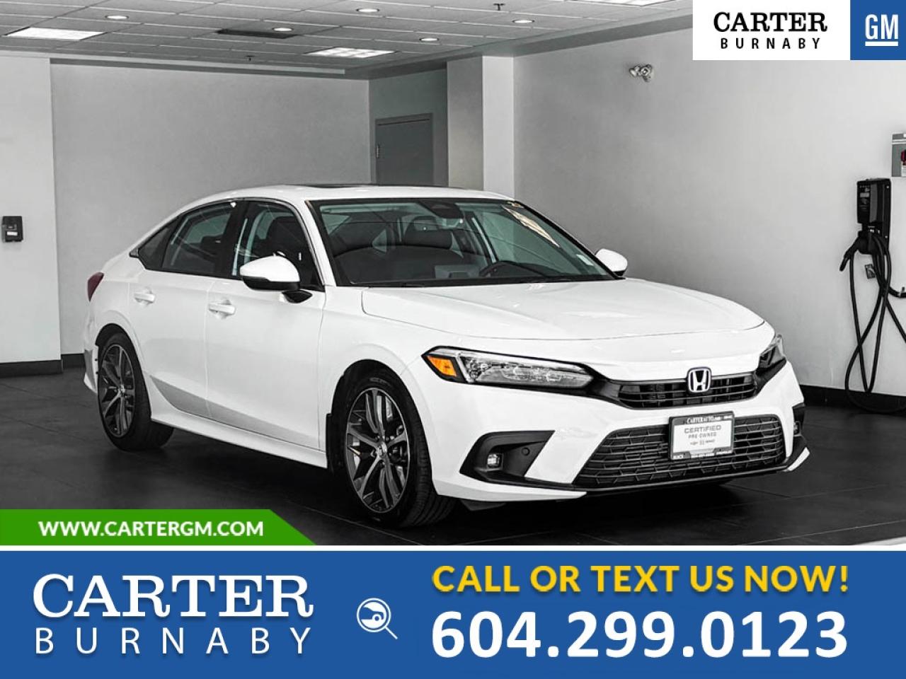 Used 2023 Honda Civic Sedan TOURING FWD | PWR SEATS/LEATHER & HEATED STEERING for sale in Burnaby, BC