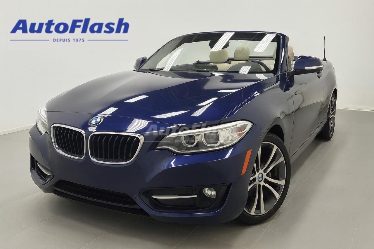 Used 2015 BMW 2 Series AWD, CAMERA, BLUETOOTH, DECAPOTABLE, VOLANT CHAUFF for sale in Saint-Hubert, QC
