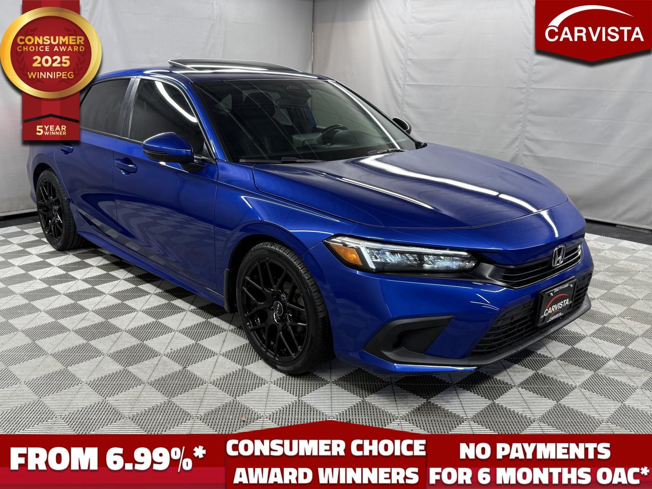 Used 2022 Honda Civic Sedan Sport CVT - FACTORY WARRANTY/1 OWNER/REMOTE START for sale in Winnipeg, MB