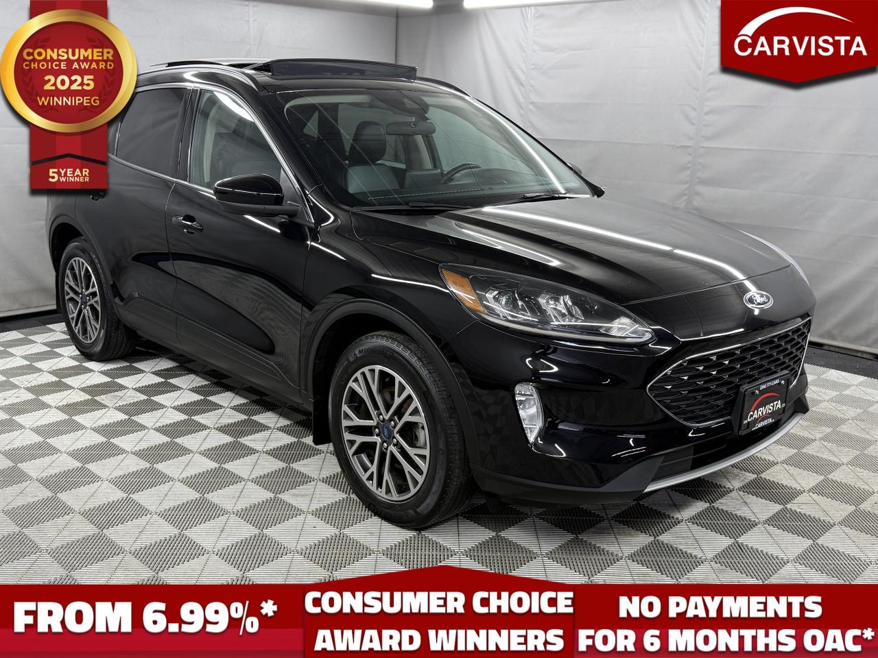 Used 2020 Ford Escape SEL AWD - NO ACCIDENTS/PANO ROOF/REMOTE START - for sale in Winnipeg, MB