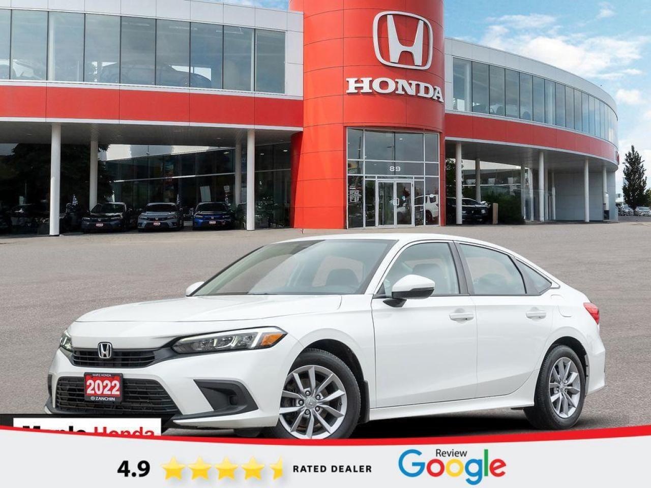 Used 2022 Honda Civic Sedan Sunroof| Heated Seats| Apple Car Play| Android Aut for sale in Vaughan, ON