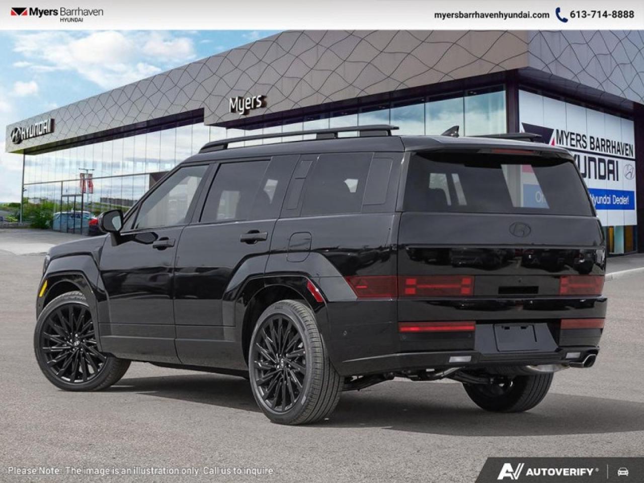 2025 Hyundai Santa Fe Ultimate Calligraphy  - HUD - $384 B/W Photo3