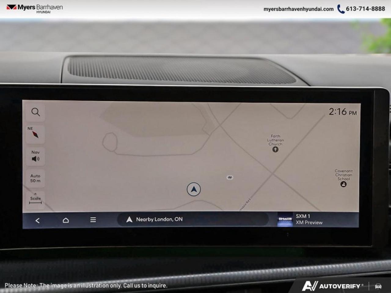 2025 Hyundai Santa Fe Ultimate Calligraphy  - HUD - $384 B/W Photo