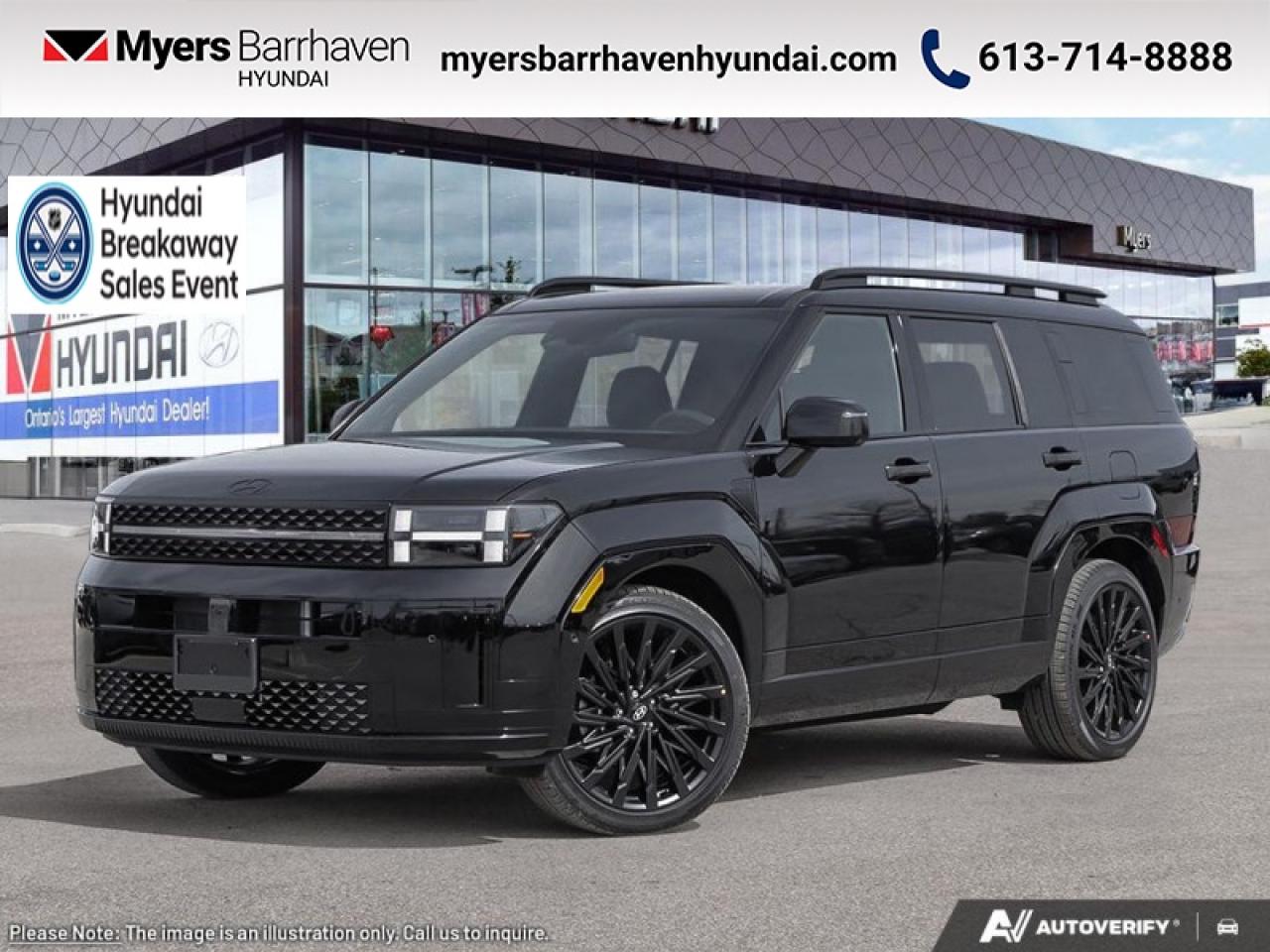 2025 Hyundai Santa Fe Ultimate Calligraphy  - HUD - $384 B/W Photo0