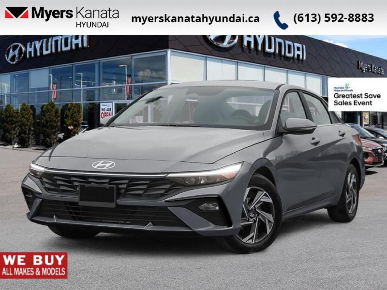 New 2025 Hyundai Elantra Hybrid Luxury DCT  - Premium Audio - $118.62 /Wk for sale in Kanata, ON
