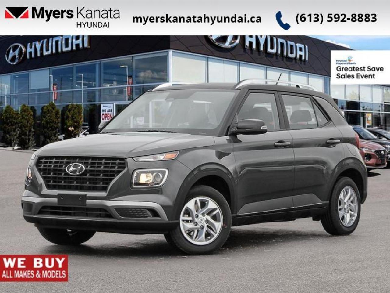 New 2025 Hyundai Venue Preferred IVT  - Heated Seats - $95.21 /Wk for sale in Kanata, ON