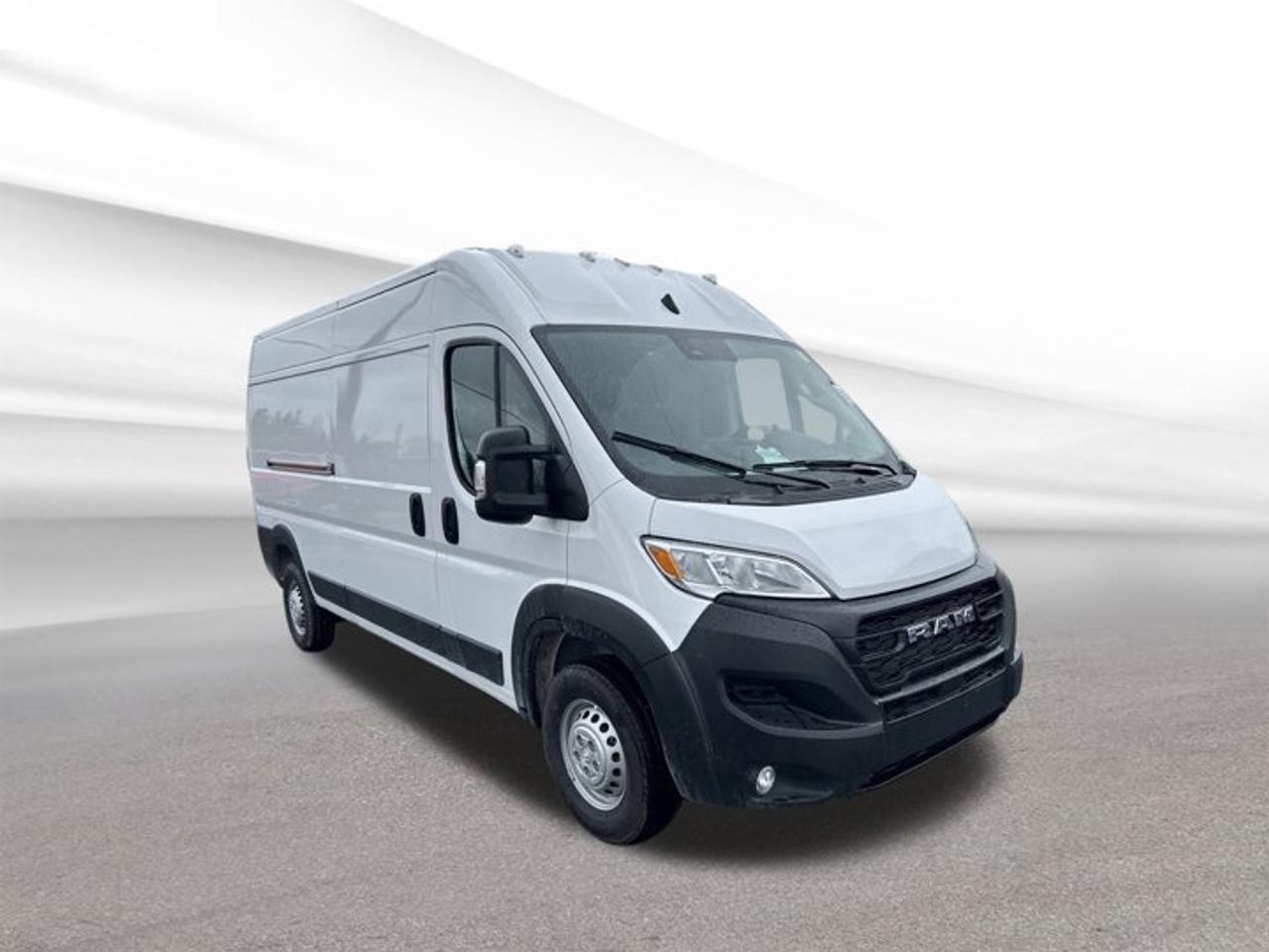 Experience unmatched capability and versatility with the brand new 2025 RAM ProMaster Cargo Van Tradesman, now available at Steele Halifax Chrysler Dodge Jeep Ram FIAT in Halifax. Finished in a classic White exterior with a practical Black interior, this front-wheel drive van is engineered for businesses and professionals who demand reliability and efficiency from their commercial vehicle.FEATURES OF THE ProMaster Cargo Van TradesmanSpacious three-door configuration for easy accessPowerful 3.6 L Regular Unleaded V-6 engineSmooth automatic transmission for effortless drivingDurable design tailored for commercial useADVANCED SAFETY FEATURESComprehensive airbag system for occupant protectionElectronic stability control for confident handlingFour-wheel anti-lock disc brakes for secure stopsRear-view camera for safer reversingPERFORMANCE AND EFFICIENCY3.6 L V-6 engine delivers robust powerFront-wheel drive enhances traction and controlEfficient fuel consumption for daily operationsAutomatic transmission ensures smooth gear shiftsCOMFORT AND CONVENIENCEErgonomically designed drivers cockpitAmple headroom for all-day comfortEasy-to-clean Black interior surfacesMultiple storage compartments for small itemsTECHNOLOGY AND CONNECTIVITYUser-friendly infotainment systemBluetooth connectivity for hands-free callsUSB ports for device chargingDigital display for key vehicle informationCARGO SPACEExpansive cargo area for maximum storageWide rear and side doors for easy loadingFlat load floor for optimal cargo managementDurable cargo area flooring for heavy-duty useWHAT OTHER OWNERS LIKEImpressive cargo capacity for commercial needsReliable V-6 engine performanceEasy access through multiple doorsComfortable driving experience for long shiftsThis 2025 RAM ProMaster Cargo Van Tradesmans VIN is: 3C6MRVHG4SE563348.