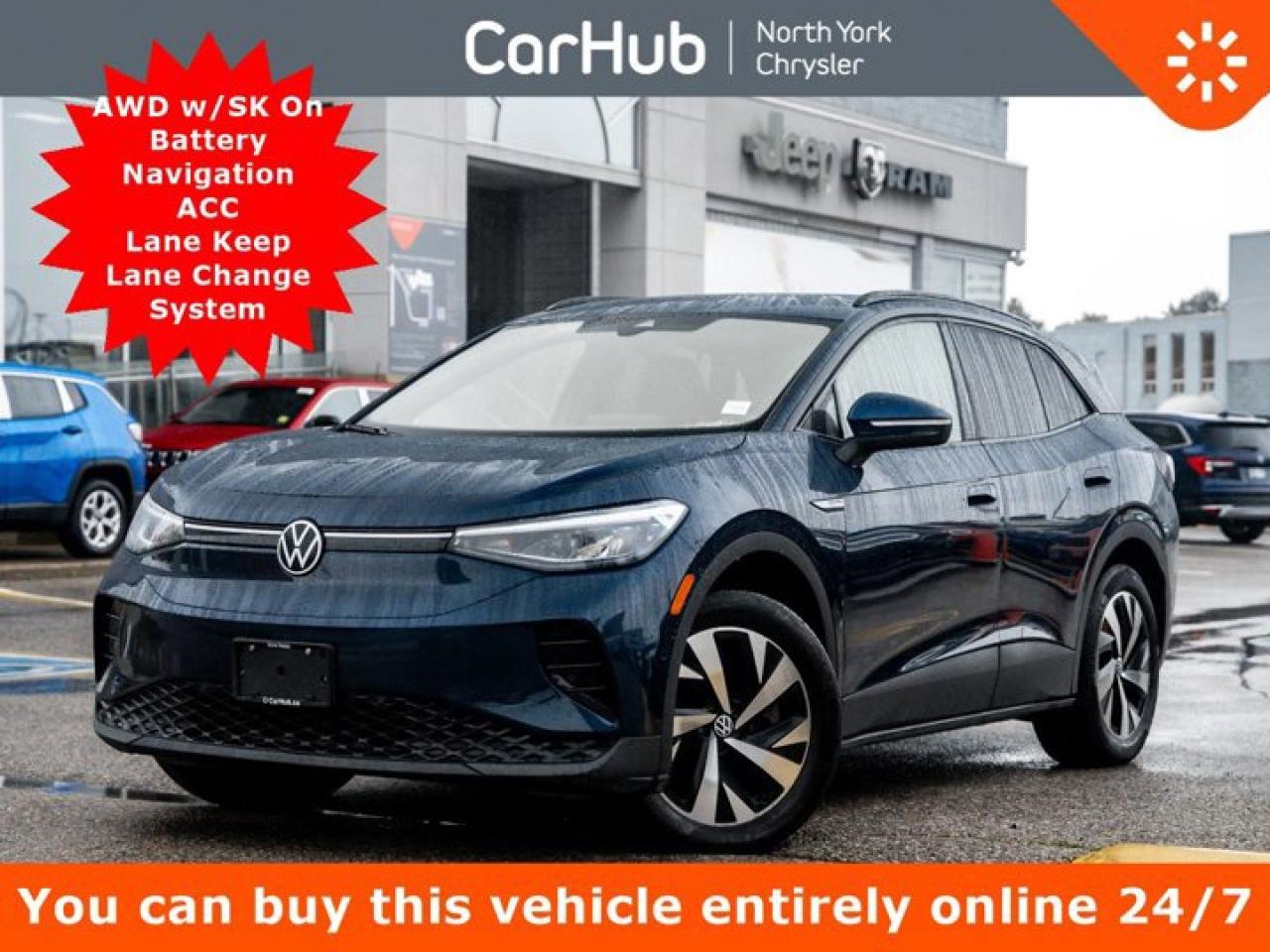 Used 2023 Volkswagen ID.4 Pro AWD w/SK On Battery Navi ACC Lane Keep Lane Change System for sale in Thornhill, ON