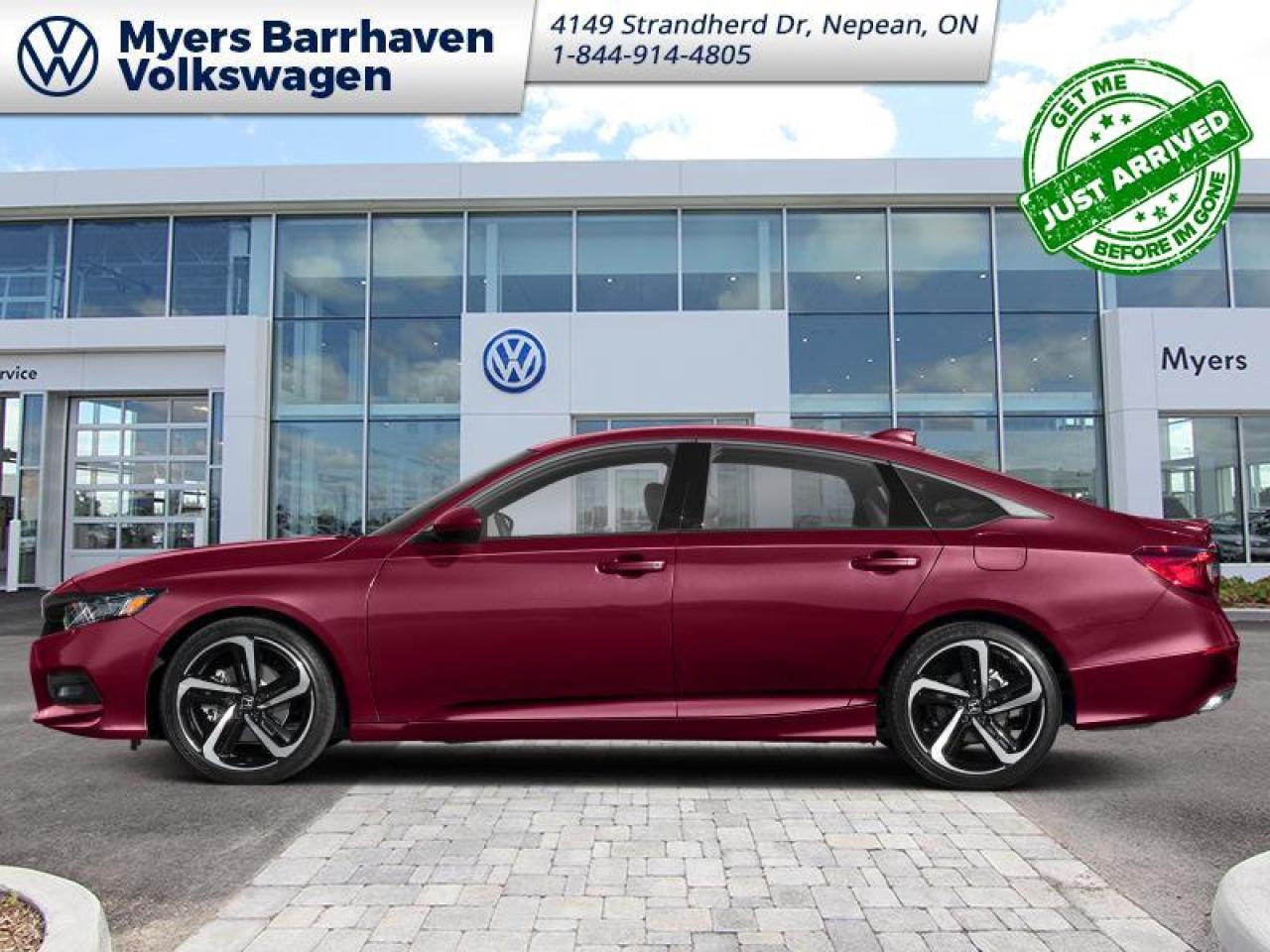 Used 2019 Honda Accord Sedan Sport  - Sunroof -  Heated Seats for sale in Nepean, ON