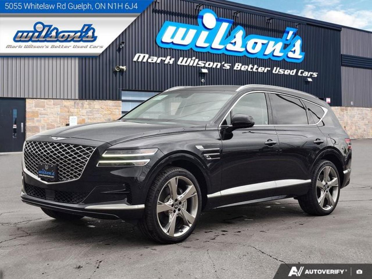 Used 2024 Genesis GV80 3.5T Advanced AWD | Leather | Pano Roof | Nav | 22's | Heated Wheel | Adaptive Cruise & More ! for sale in Guelph, ON