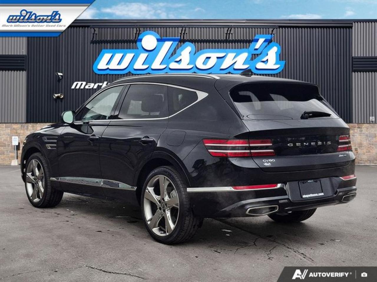 2024 Genesis GV80 3.5T Advanced AWD | Leather | Pano Roof | Nav | 22's | Heated Wheel | Adaptive Cruise & More ! Photo2