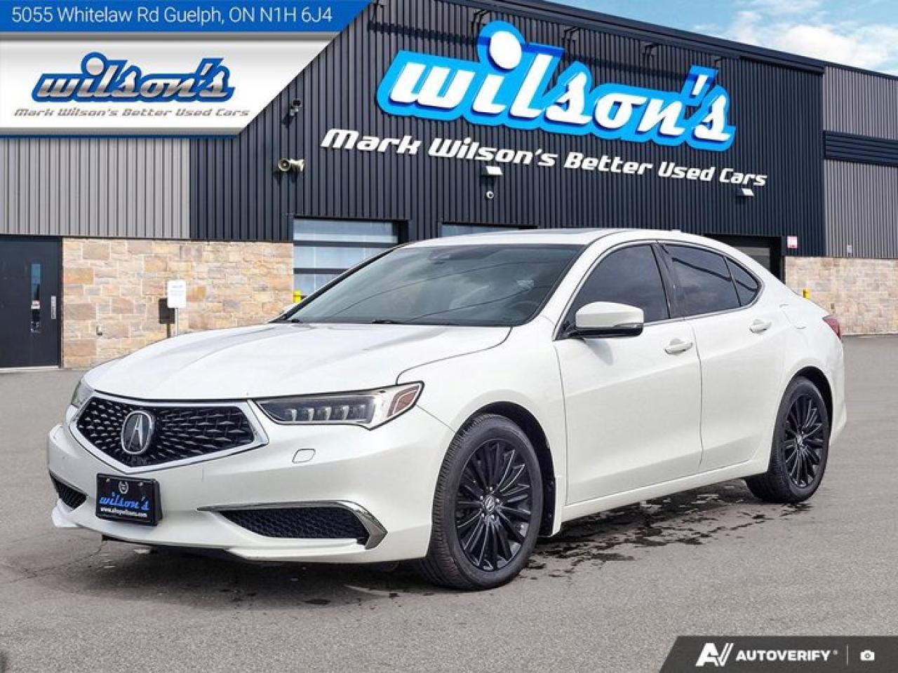 Used 2018 Acura TLX Tech Pkg | Leather | Sunroof | Nav | Adaptive Cruise | CarPlay + Android | Heated Wheel & More ! for sale in Guelph, ON