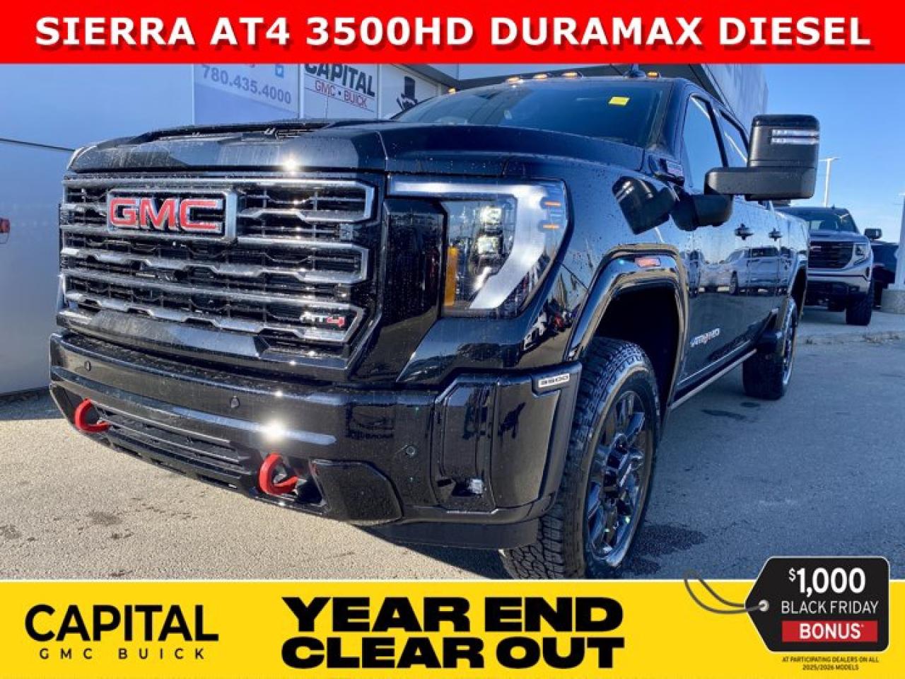 New 2026 GMC Sierra 3500 HD Crew Cab AT4 for sale in Edmonton, AB