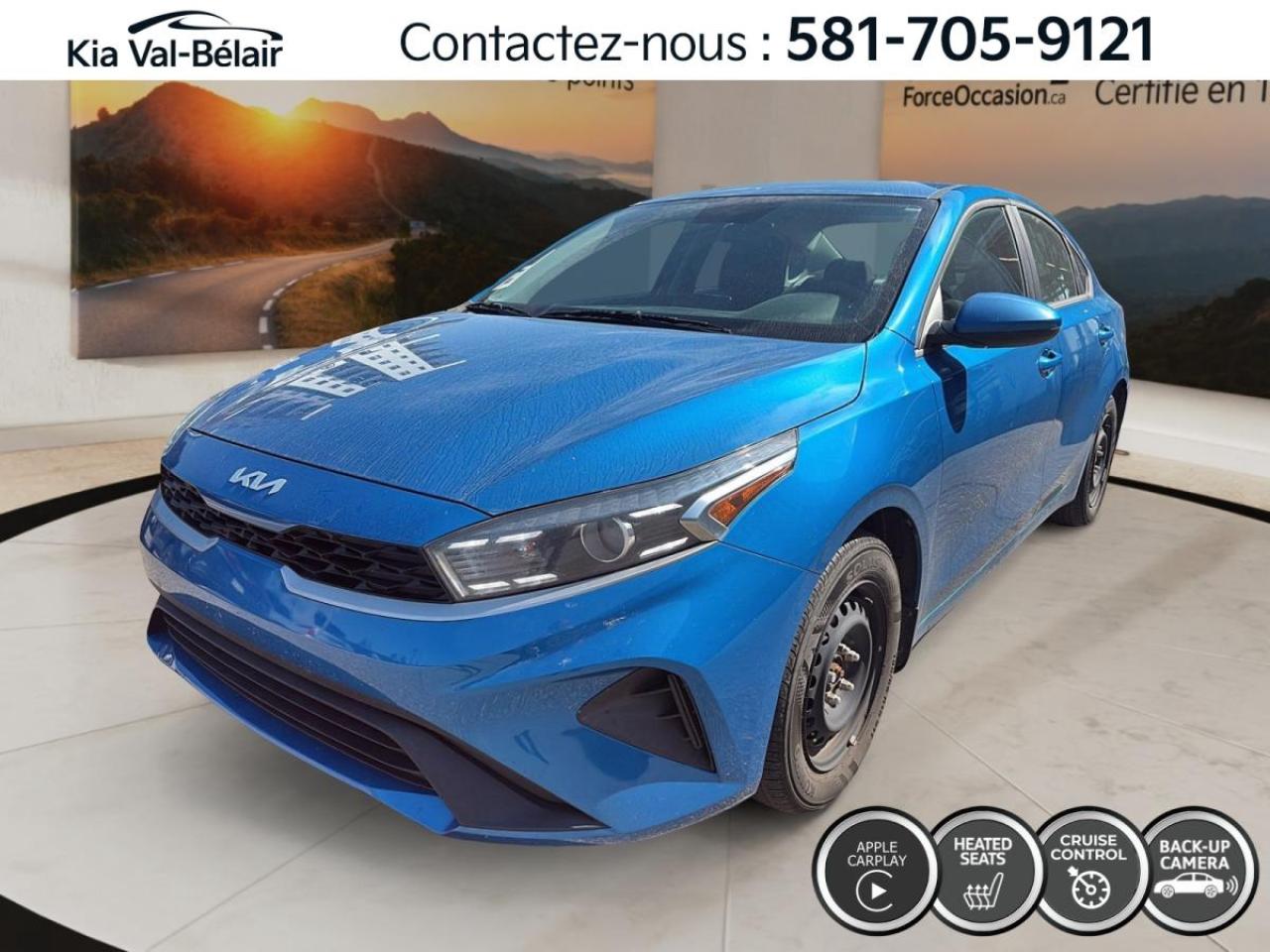 Used 2023 Kia Forte LX *A/C *CRUISE *CAMERA *CARPLAY *SIEGES CHAUFF for sale in Québec, QC