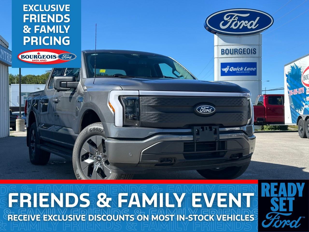 New 2025 Ford F-150 Lightning Flash 4WD SuperCrew 5.5' Box for sale in Midland, ON