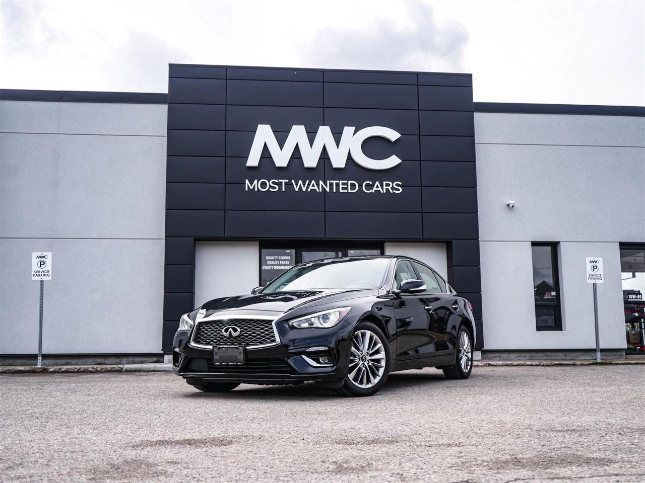 Used 2022 Infiniti Q50 LUXE AWD | NO ACCIDENTS | 8 INFINITI SERVICE REC for sale in Kitchener, ON