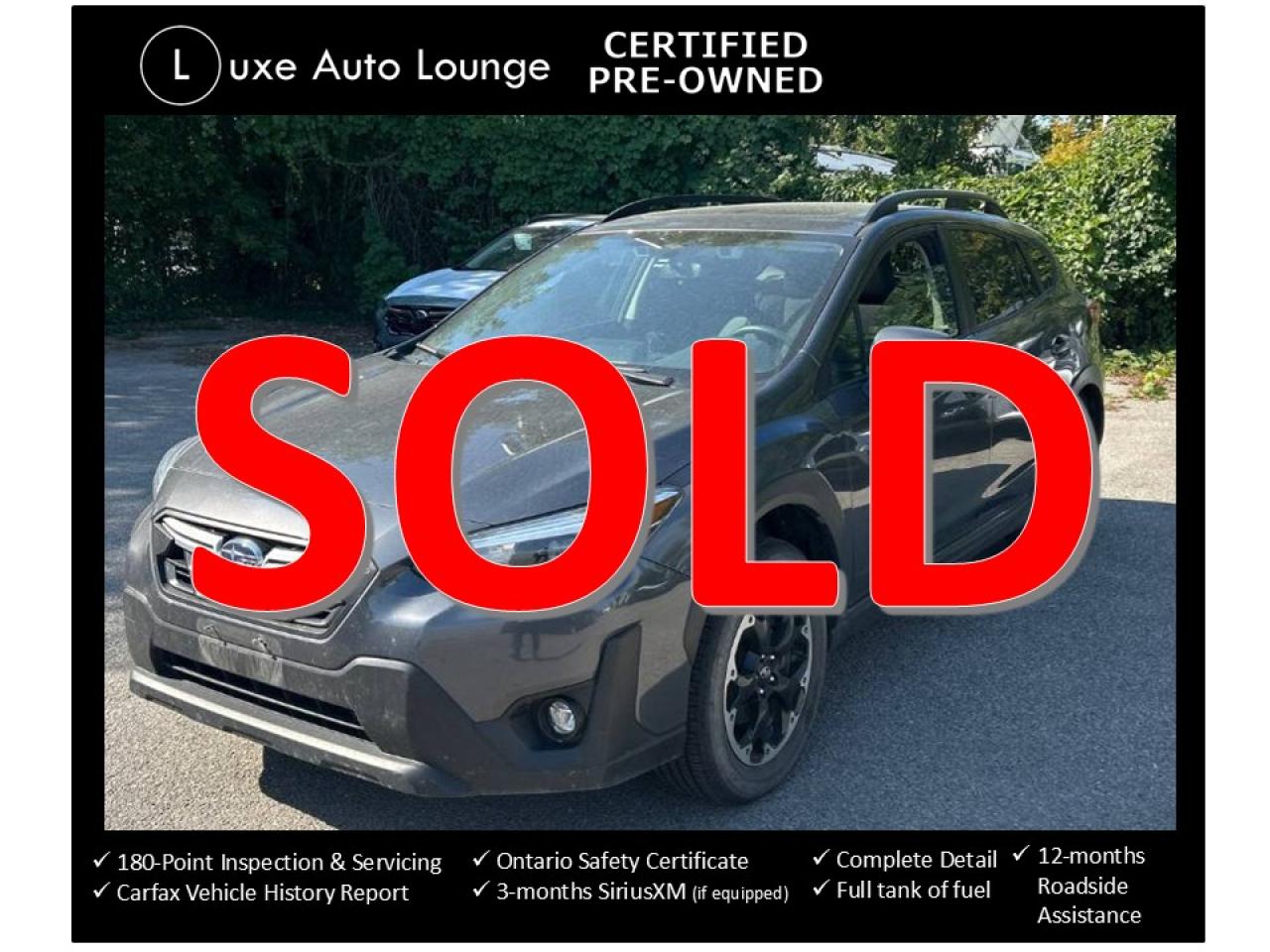 2023 Subaru Crosstrek Sport - LOW KM, SUNROOF, HEATED SEATS, POWER SEAT!