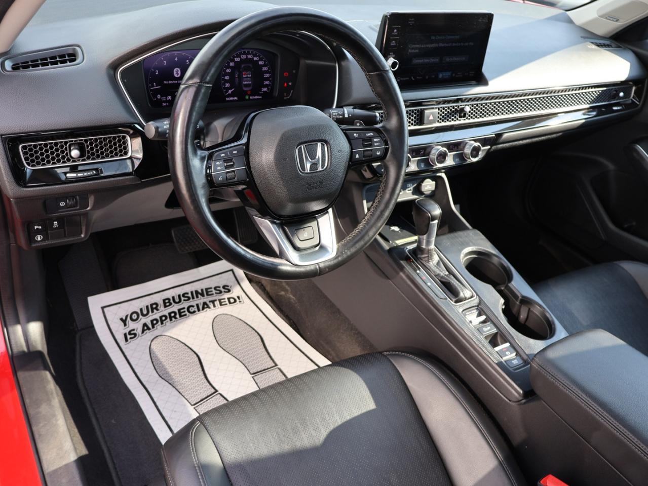 2022 Honda Civic TOURING CERTIFIED *1 OWNER* NAV CAMERA SUNROOF HEATED P.SENSORS ALLOYS BLUETOOTH CRUISE - Photo #9