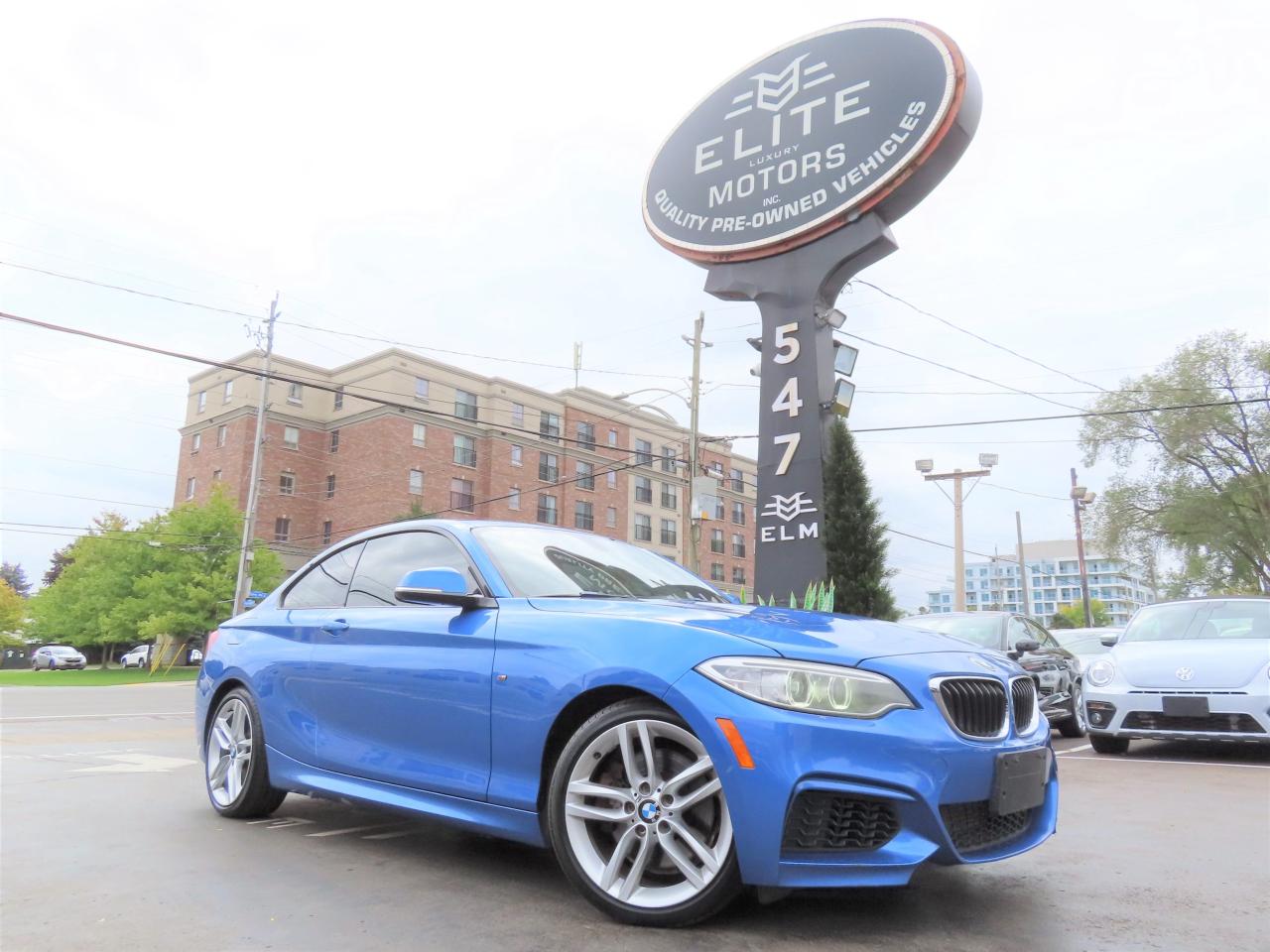 Used 2014 BMW 2 Series 228i M-SPORT PKG - MANUAL - LEATHER - SUNROOF !!! for sale in Burlington, ON