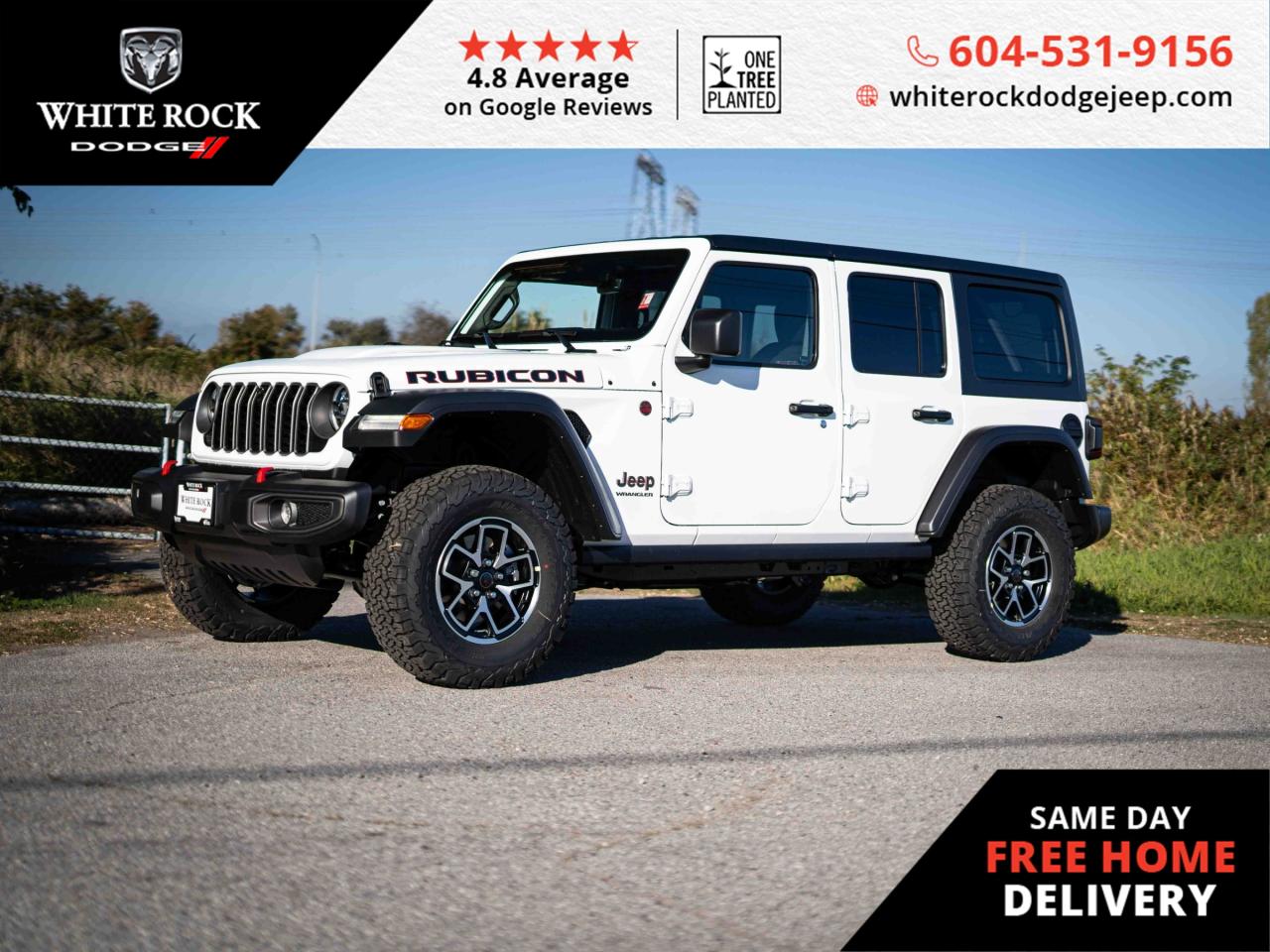 New 2025 Jeep Wrangler RUBICON for sale in Surrey, BC
