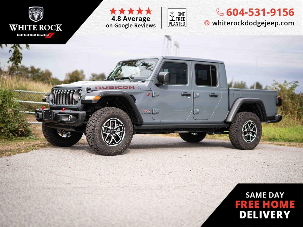 New 2025 Jeep Gladiator Rubicon for sale in Surrey, BC