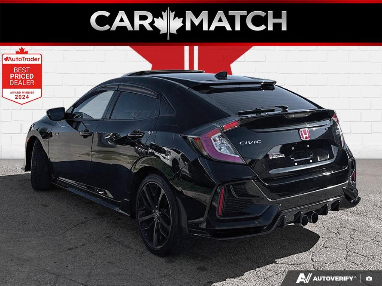 2020 Honda Civic SPORT TOURING / NO ACCIDENTS/ NAV / ROOF / LEATHER - Photo #3