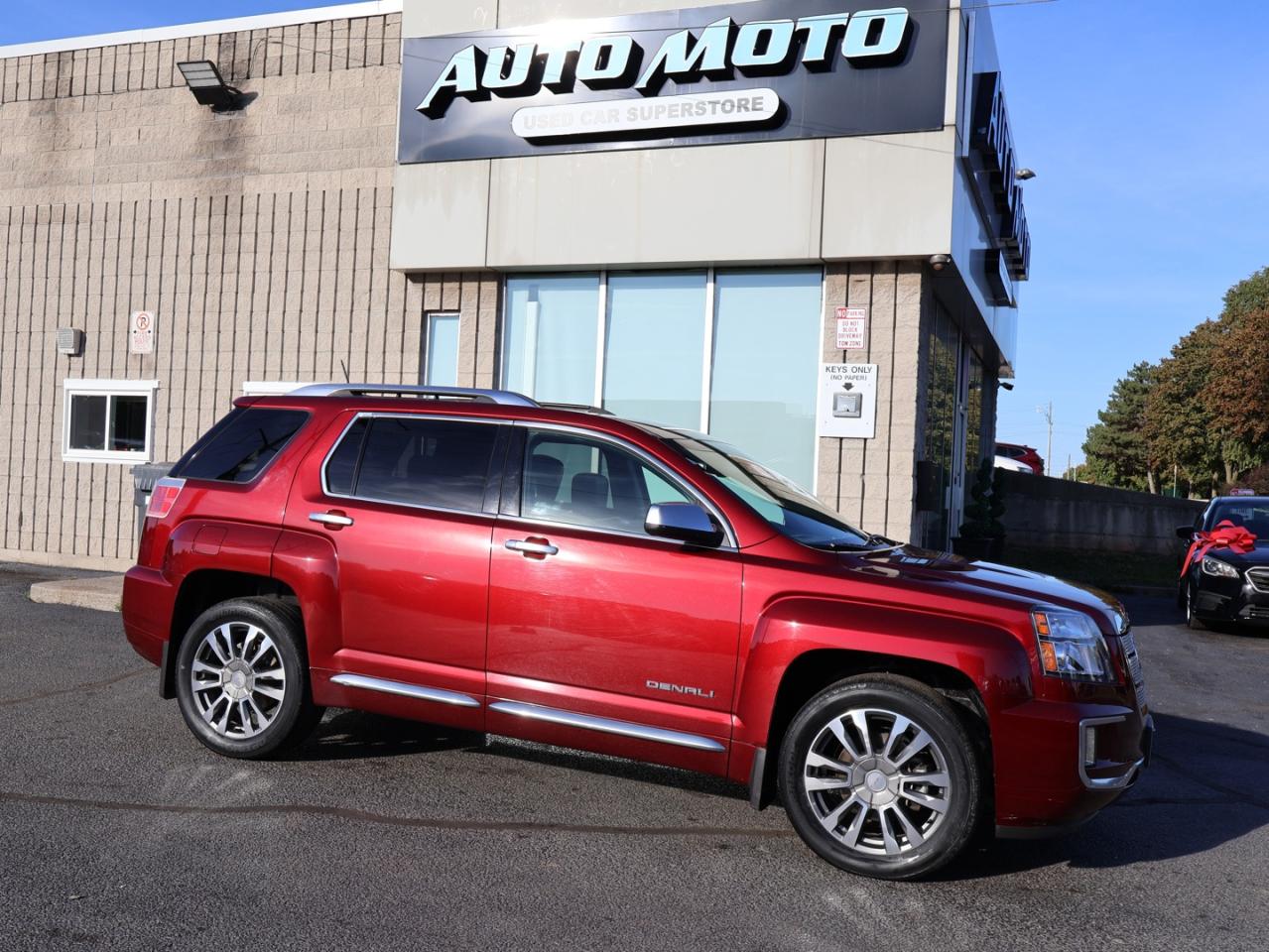 Used 2017 GMC Terrain V6 DENALI AWD CERTIFIED *1 OWNER*ACCIDENT FREE* NAV CAMERA HEATED LEATHER SUNROOF P.SENSORS BLUETOOTH CRUISE ALLOYS for sale in Burlington, ON