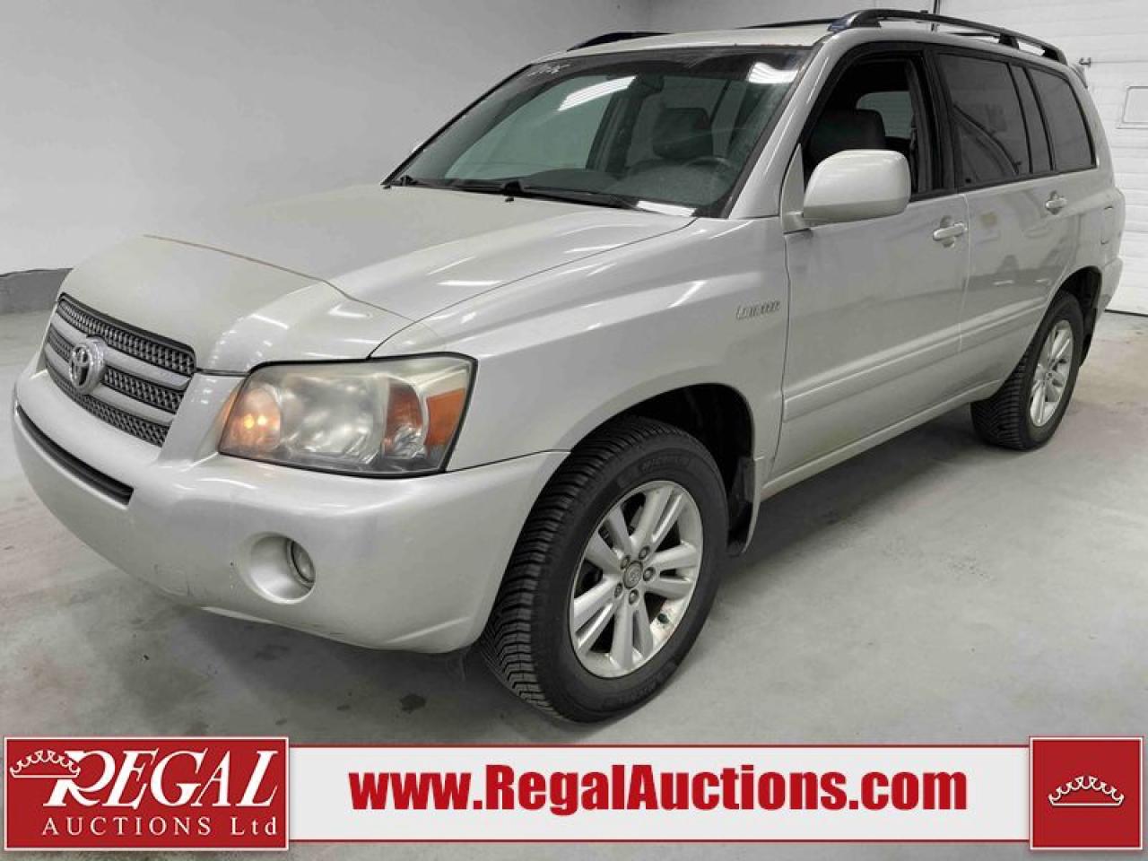 Used 2006 Toyota Highlander LIMITED HYBRID for sale in Calgary, AB
