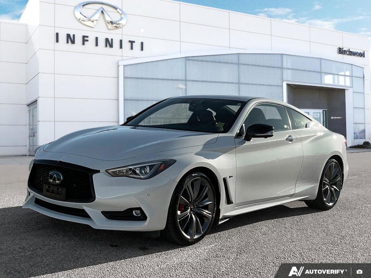 Used 2021 Infiniti Q60 RED SPORT I-LINE Locally Owned | One Owner | Low KM's for sale in Winnipeg, MB