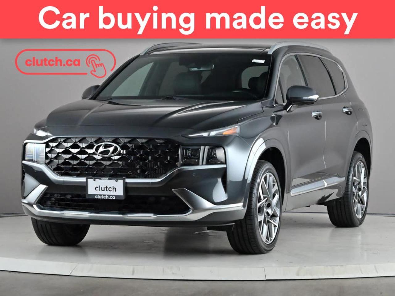 Used 2022 Hyundai Santa Fe Ultimate Calligraphy AWD w/ Apple CarPlay, Heated Front Seats, Rearview Cam for sale in Toronto, ON
