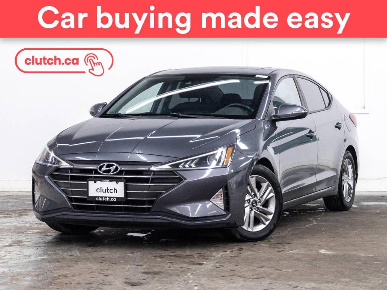 Used 2020 Hyundai Elantra Preferred w/ Sun & Safety Pkg w/Apple CarPlay & Android Auto, Heated Front Seats, Backup Cam for sale in Toronto, ON