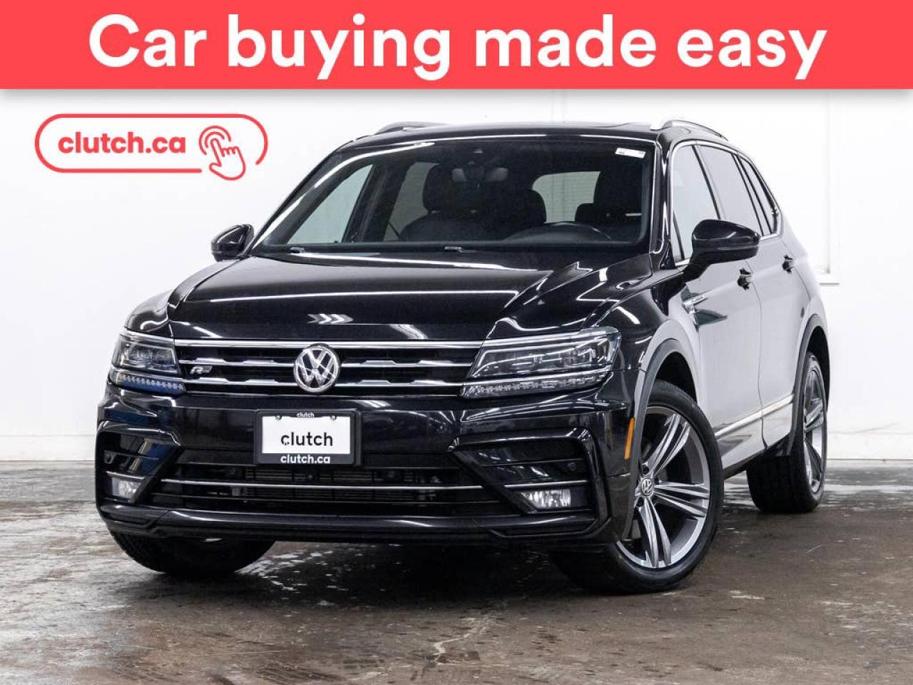 Used 2019 Volkswagen Tiguan Highline AWD w/ Driver Assistance & R-Line Pkg w/Apple CarPlay & Android Auto, Heated Front Seats, Backup Cam for sale in Toronto, ON