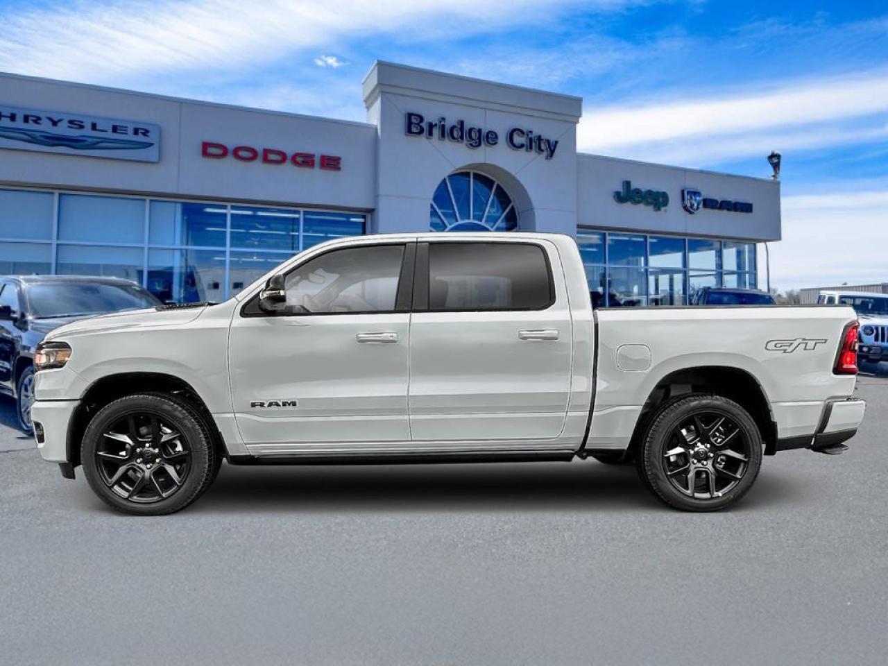 Used 2025 RAM 1500 Sport 3.0L Twin Turbo - Power Tailgate - 3.92 Rear Towing - Leather - Harman Kardon Sound - 14.4 Screen - Low Km's! for sale in Lethbridge, AB