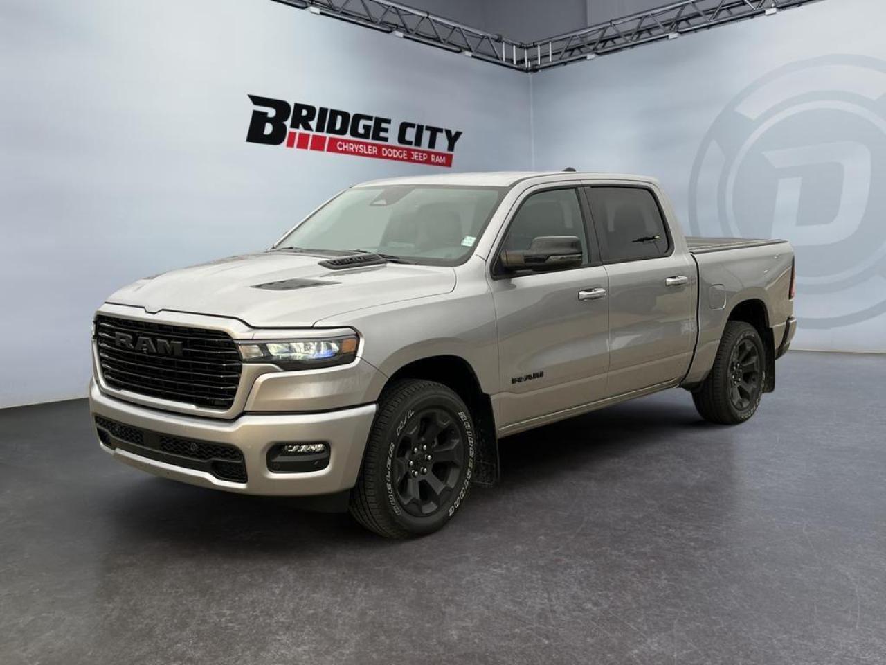 Used 2025 RAM 1500 Sport 3.0L Twin Turbo - Power Tailgate - 3.92 Rear Towing - Leather - Harman Kardon Sound - 14.4 Screen - Low Km's! for sale in Lethbridge, AB