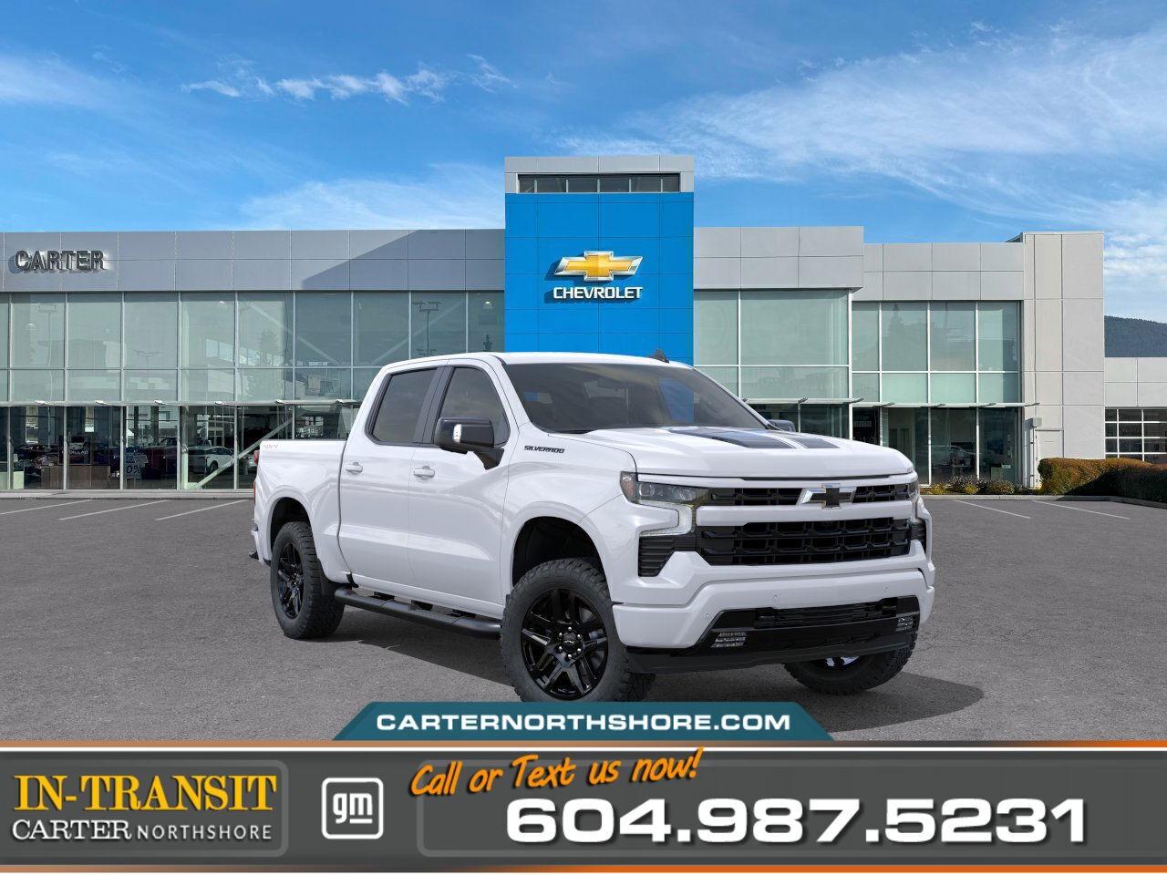 New 2026 Chevrolet Silverado 1500 RST 4WD | Rally Edition/Skid Plates/Trailer Pk for sale in North Vancouver, BC