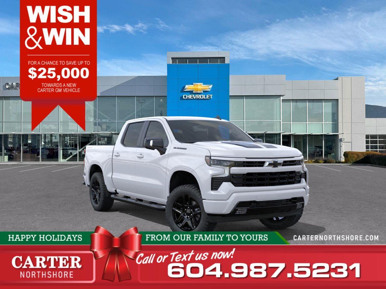 New 2026 Chevrolet Silverado 1500 RST 4WD | Rally Edition/Skid Plates/Trailer Pk for sale in North Vancouver, BC