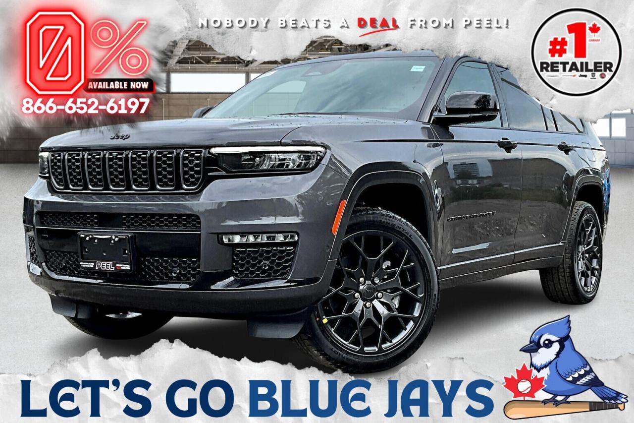 New 2025 Jeep Grand Cherokee L SUMMIT RESERVE | High Altitude | Adv Protech | 4X4 for sale in Mississauga, ON