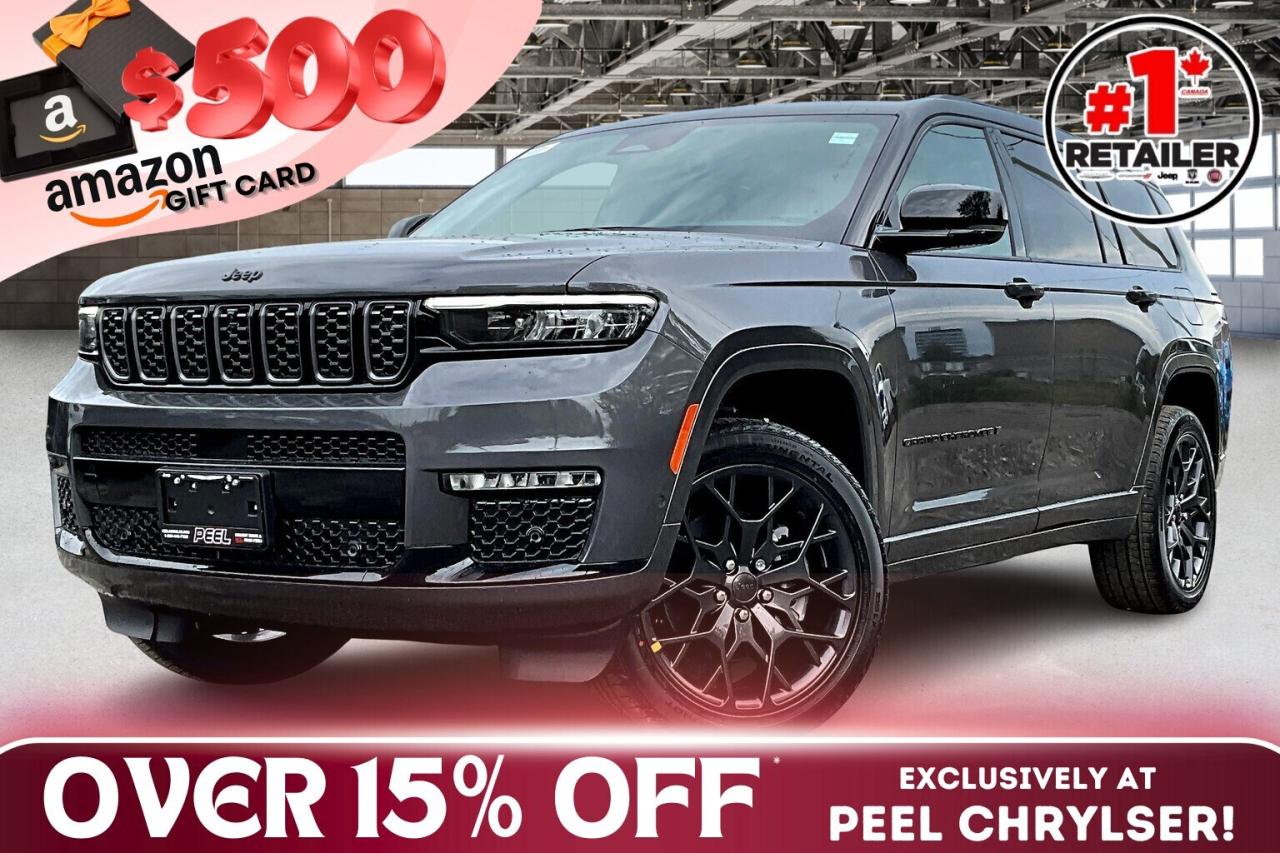 New 2025 Jeep Grand Cherokee L SUMMIT RESERVE | High Altitude | Adv Protech | 4X4 for sale in Mississauga, ON