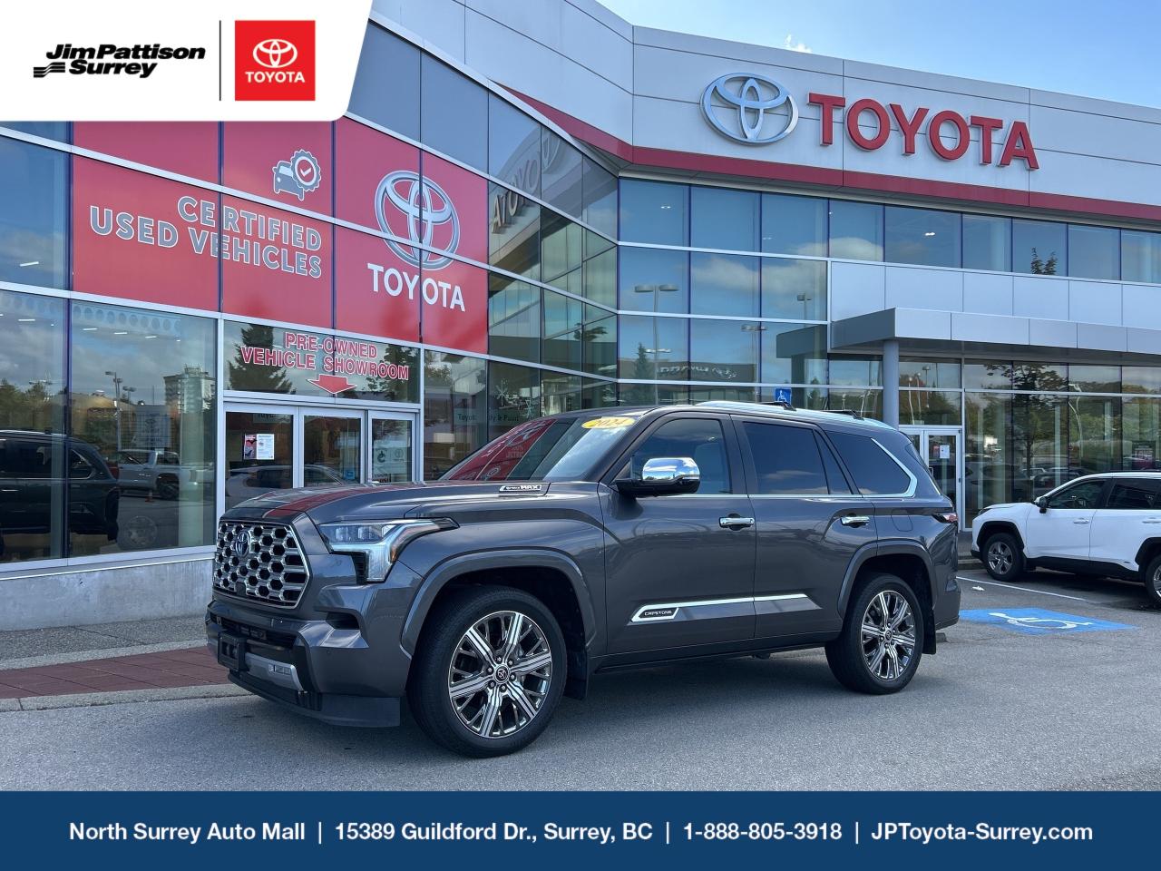 Used 2024 Toyota Sequoia Platinum Hybrid 4WD CAPSTONE for sale in Surrey, BC
