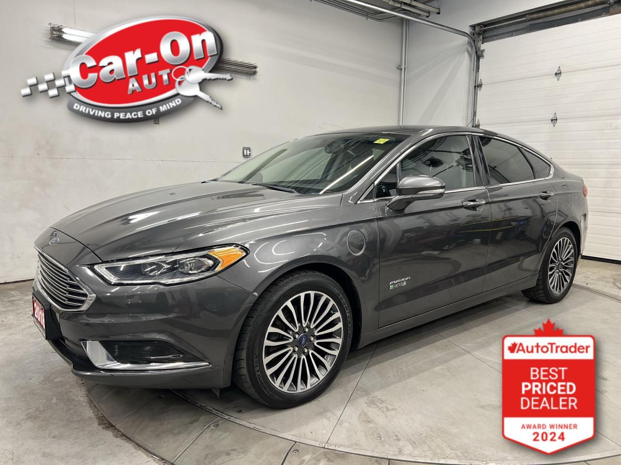 Used 2018 Ford Fusion Energi SE PLUG-IN HYBRID | LUXURY PKG | LEATHER | CARPLAY for sale in Ottawa, ON