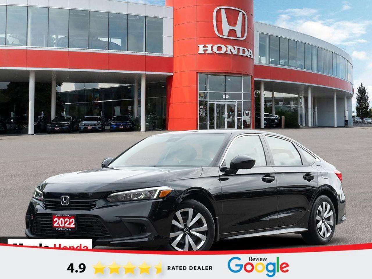 Used 2022 Honda Civic Sedan Heated Seats| Auto Start| Honda Sensing| Apple Car for sale in Vaughan, ON