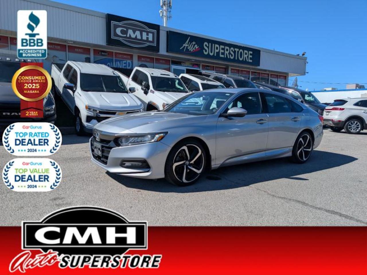 Used 2018 Honda Accord Sedan SPORT 2.0 for sale in St. Catharines, ON
