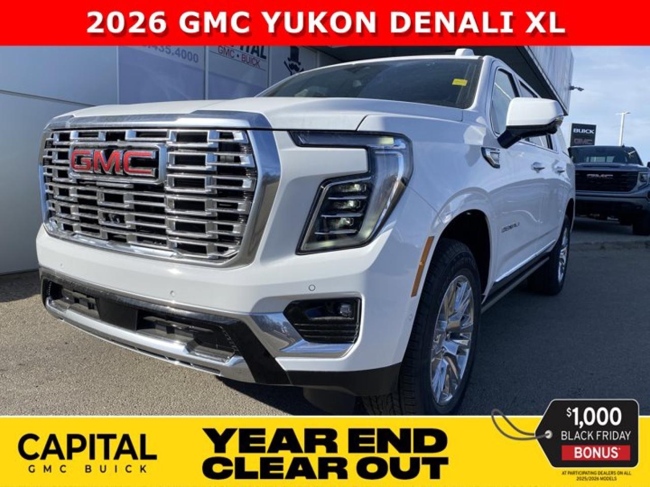 New 2026 GMC Yukon XL Denali 4WD for sale in Edmonton, AB